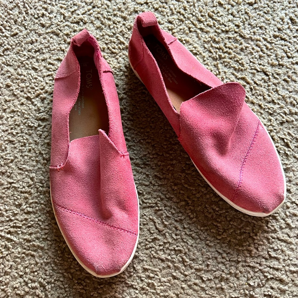 Toms Shoes, women’s 9, blush pink